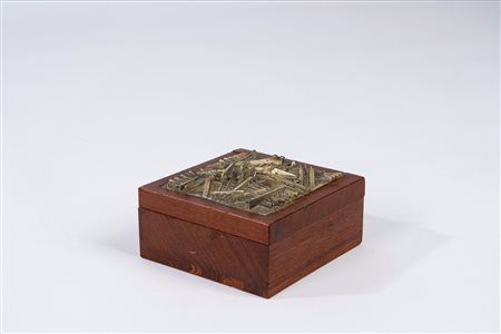 Arnaldo Pomodoro (Morciano di Romagna 1926 - Milano 2025)  - Scatola per Ciga Hotels, 1980