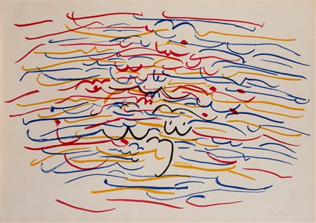 Antonio Sanfilippo (Partanna 1923 - Roma 1980)  - Composizione, 1967