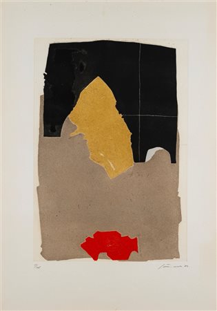 Giuseppe Santomaso (Venezia 1907 - 1990)  - Senza titolo, 1982