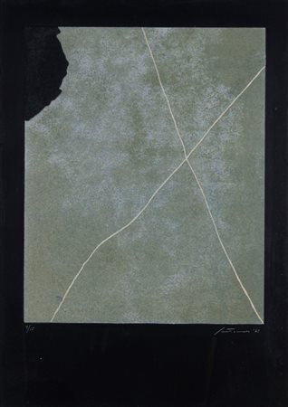 Giuseppe Santomaso (Venezia 1907 - 1990)  - Senza titolo, 1973