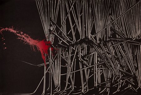 Emilio Scanavino (Genova 1922 - Milano 1986)  - Tramatura,  