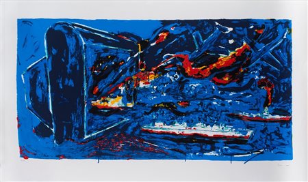 Mario Schifano (Homs 1934 - Roma 1998)  - Stand by,  