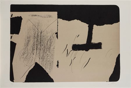 Antoni Tapies (Barcellona 1923 - 2012)  - Senza titolo,  