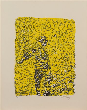Mark Tobey (Centerville  1890 - Basilea 1976)  - Standing figure, 1965