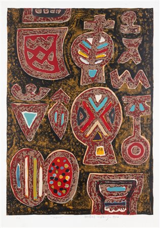 Aníbal  Villacis (Ambato 1927 - 2012)  - Signos, 1991