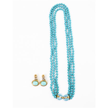 PRODUZIONE ITALIANA 1980 ca., Collana ed orecchini