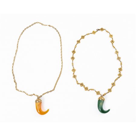 PRODUZIONE ITALIANA 1970 ca., Due collane lunghe