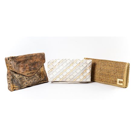 SALVATORE FERRAGAMO, ROMANO E GIANNOTTI, Tre borse a mano