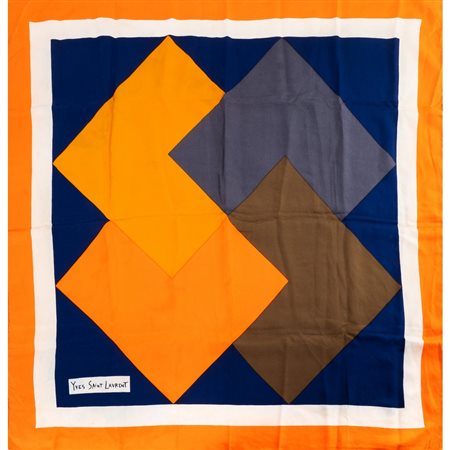 YVES SAINT LAURENT, Foulard in seta