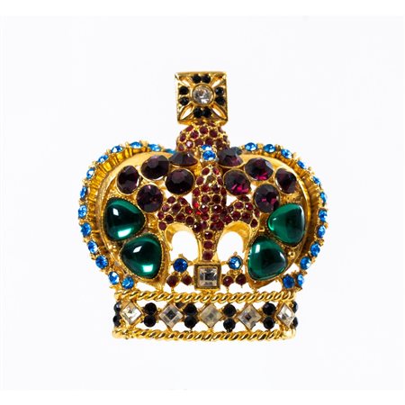 GIANNI VERSACE, Spilla a corona