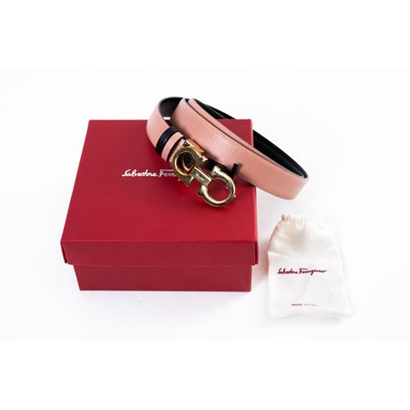 SALVATORE FERRAGAMO, Cintura double face