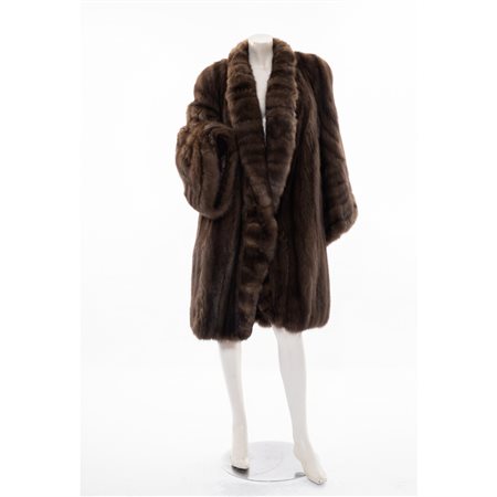 PRODUZIONE ITALIANA 1990 ca., Cappotto in pelliccia