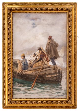 Mose Bianchi - "La famiglia del pescatore  1889"
