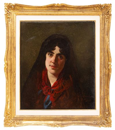 Federico Zandomeneghi - "Ritratto di Nobildonna"