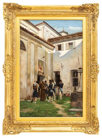 Carlo  Ademollo - "Gruppo di soldati"