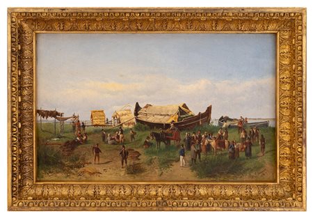 Gaetano Fasanotti - "Il ritorno dalla pesca "