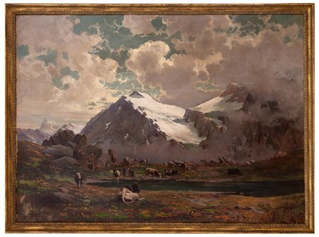 Leonardo Roda - "Pascoli in alta montagna"