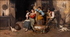 Francesco Ballesio - "Famiglia romana"