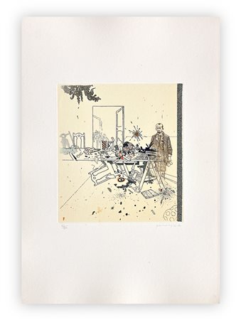 GIANFRANCO FERRONI (1927-2001) - La stanza ritrovata II, 1966-1970