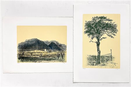 ALBERTO ZIVERI (1908-1990) - Lotto unico composto da 2 litografie