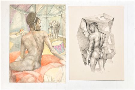 UGO ATTARDI (1923-2006) - Lotto unico composto da 2 opere grafiche