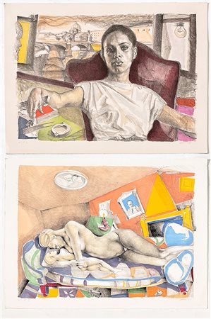 UGO ATTARDI (1923-2006) - Lotto unico composto da 2 opere grafiche