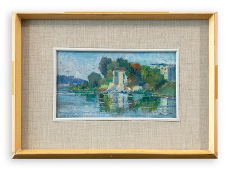 ALDO AUGUSTO BACCINETTI (1903-1990) - Firenze. La Casaccia alla Bellariva