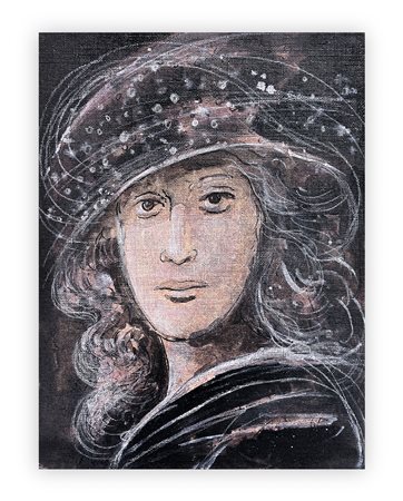 EUGÈNE BERMAN (1899-1972) - Senza Titolo (Donna con cappello)