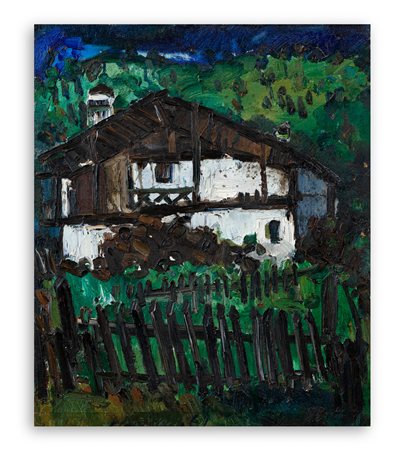 SAVERIO BARBARO (1924-2020) - Casetta con orti, 1961