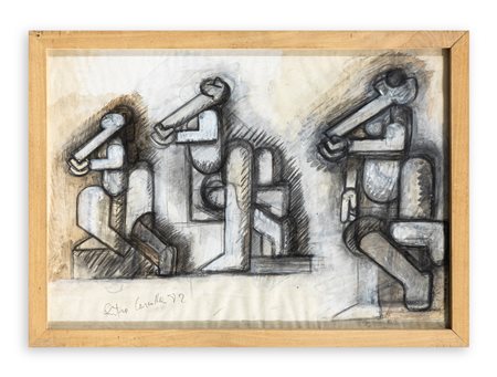 PIETRO CASCELLA (1921-2008) - Senza Titolo, 1982