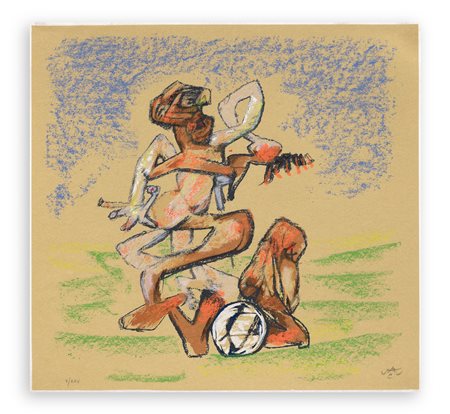 ROBERTO SEBASTIAN MATTA (1911-2002) - Musik-foot, 1990