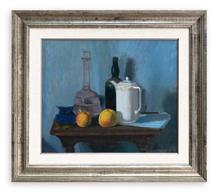 UGO VITTORE BARTOLINI (1906-1975) - Natura morta con lattiera, 1974