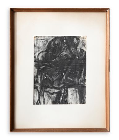 FRANCO FRANCESE (1920-1996) - Senza Titolo (Due sulla panchina), 1958