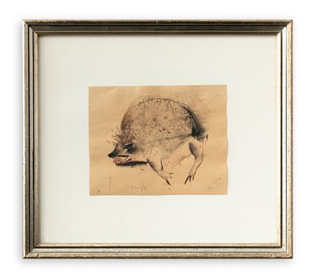 ALBERTO MANFREDI (1930-2001) - Senza Titolo (Il riccio), 1979