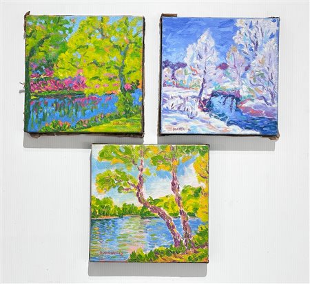 GIANCARLO BORGIA (1958-2002) - Lotto unico di 3 opere