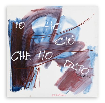ANTONIO DEL DONNO (1927-2001) - Io ho ciò che ho dato, 2012
