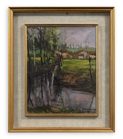 GIORGIO BERGESIO (1919-1975) - Acqua stagna, 1974