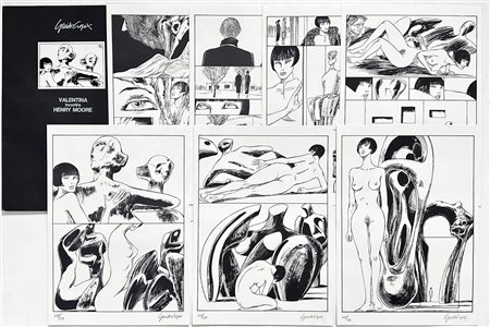 GUIDO CREPAX (1933-2003) - Valentina incontra Henry Moore, 1991
