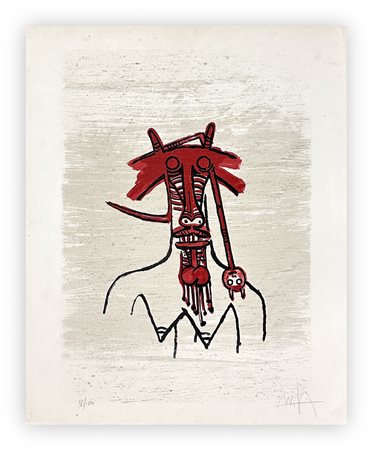 WIFREDO LAM (1902-1982) - Senza Titolo (Orsa maggiore), 1975