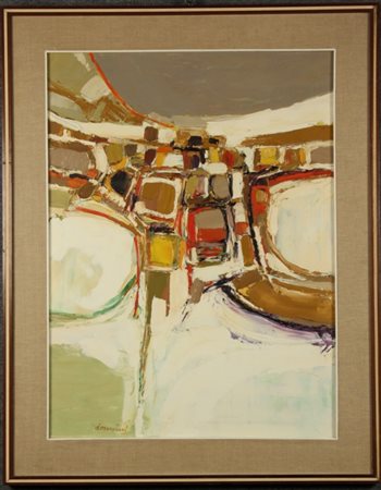 DONNINI GIAMPIERO - Nato a Fabriano (Ancona) nel 1938. Dipinto olio su tela...