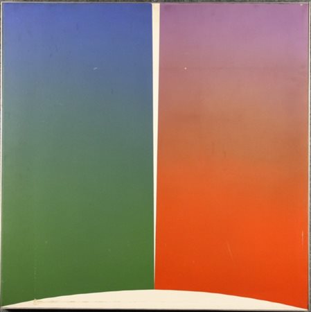 Dipinto olio su tela raff. ''ASTRATTO''. XX secolo. Mis. Lung. cm. 80 Alt....