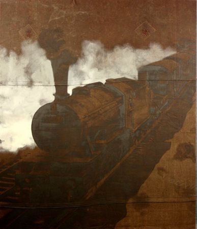 PIGNATELLI LUCA - Nato a Milano nel 1962. Dipinto olio su tela raff....