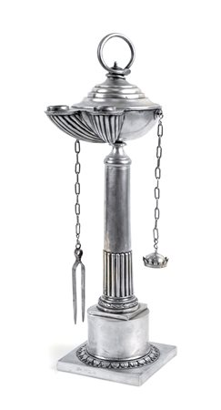 LUCERNA IN ARGENTO Roma, 1801 - 1822 (bollo 169) maestro orafo argentiere...