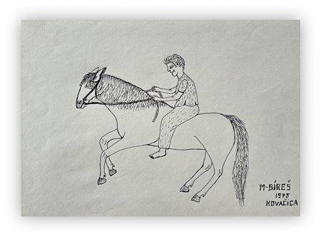 MIHALJ BIRES (1912-1980) - Senza Titolo, 1975