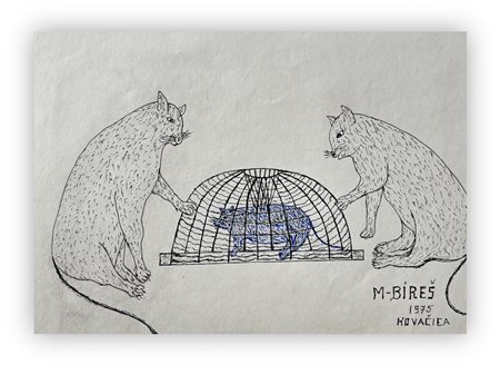 MIHALJ BIRES (1912-1980) - Senza Titolo, 1975