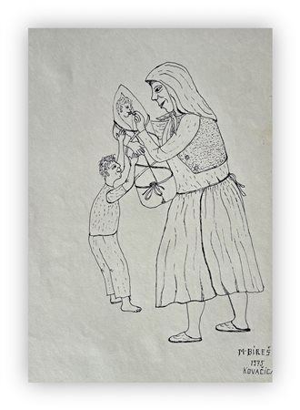 MIHALJ BIRES (1912-1980) - Senza Titolo, 1975