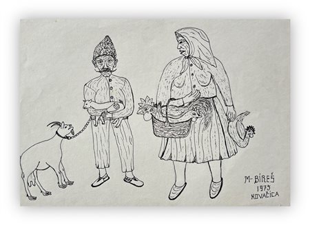 MIHALJ BIRES (1912-1980) - Senza Titolo, 1975