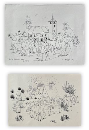 PERO TOPLJAK (1948) - Lotto unico di 2 opere: