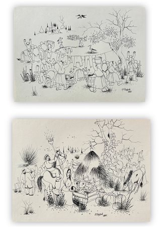 PERO TOPLJAK (1948) - Lotto unico di 2 opere: