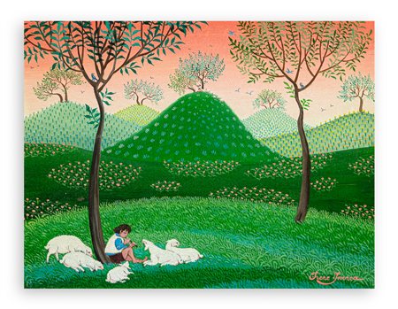 IRENE INVREA (1919-2003) - Il pastore suonatore